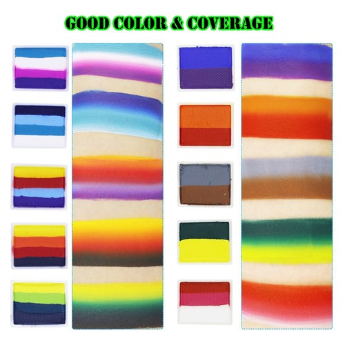Bowitzki 23 Colors Face Paint Kit for Halloween Makeup Kids Halloween Party Even - Picture 3 of 9