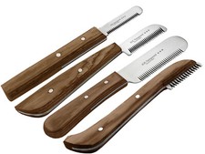 Trimmmesser Set 4er Hunde Trimmer Kamm Messer...