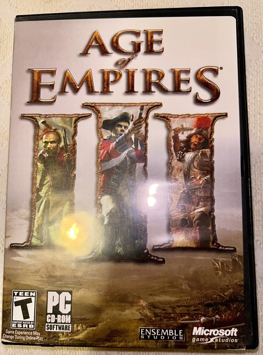 Age of Empires III (Windows PC, 2005) Complete in Box Great