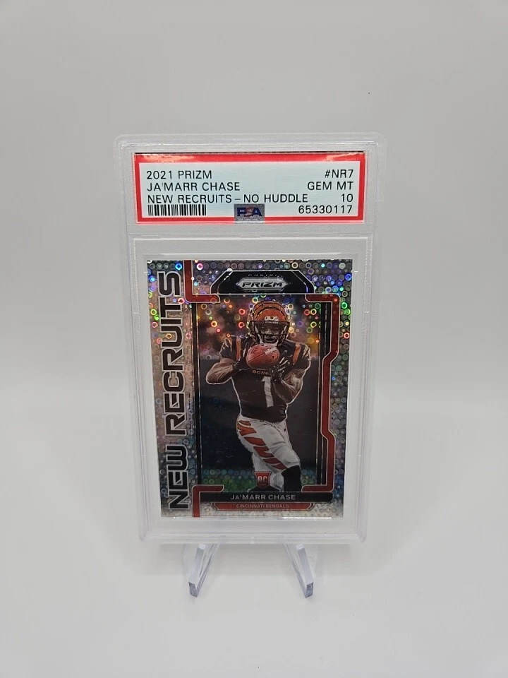 JaMarr Chase Panini Prizm New Recruits #NR7 No Huddle