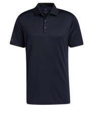 ADIDAS GOLF Men's PERFORMANCE Short Sleeve Polo Shirt Black Sz M NWT