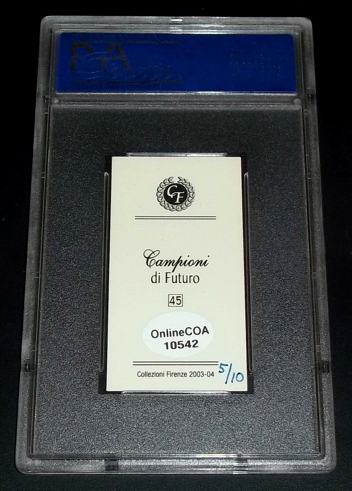 #5/10 PSA DNA Rc Chris Paul Auto 2003 Campioni Di Futuro Rookie Signed Autograph view 8