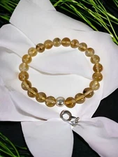 Natural Citrine Fortune & Happiness 14K Gold Filled OM8105 Gemstone Crystal H...