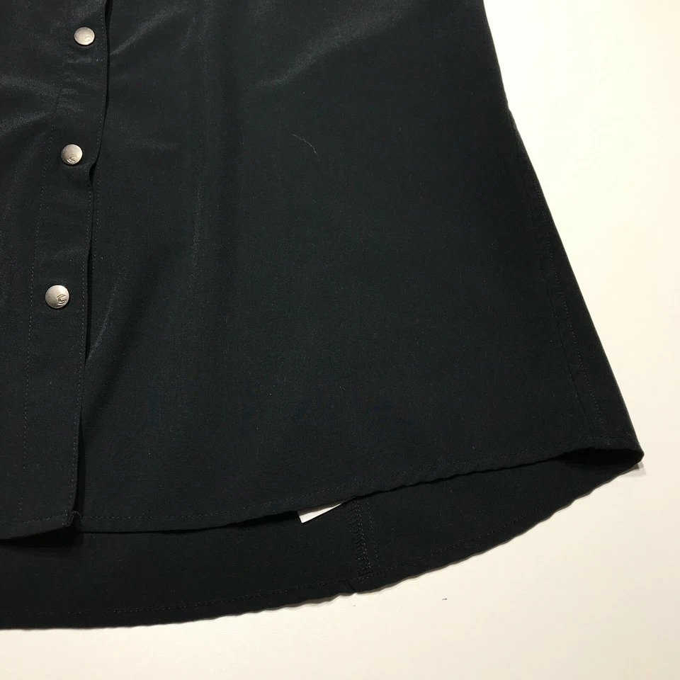 Camisa de ciclismo Cannondale para mujer talla grande botón delantero ligera elástica negra Foto 4 de 4