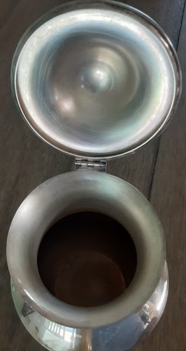 Oneida Silber Teller Kaffee Tee Kanne Rund Tablett Milchkännchen Zucker mit Deckel 5 Stück Wm Rogers - Bild 8 von 24