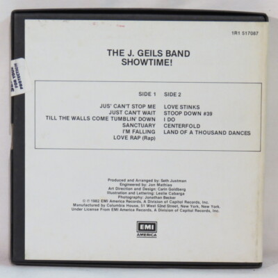 J. GEILS BAND – Showtime! 1982 R2R RARE Club tape 3 ¾ ips EX