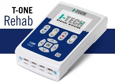 I-TECH Elettrostimolatore 4canali T-ONE REHAB TENS/NEMS/REHA/BEAUTY/URO 92progra