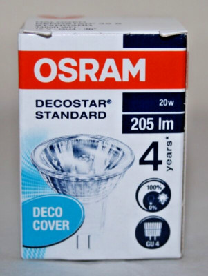 OSRAM Ø35mm Halogen Decostar 44890WFL 20W 12V GU4 36° DIMMBAR! LongLife4000h!!!