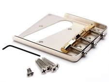Callaham Telecaster Bridge, Vintage, Enhanced Vintage Compensated Brass Saddles