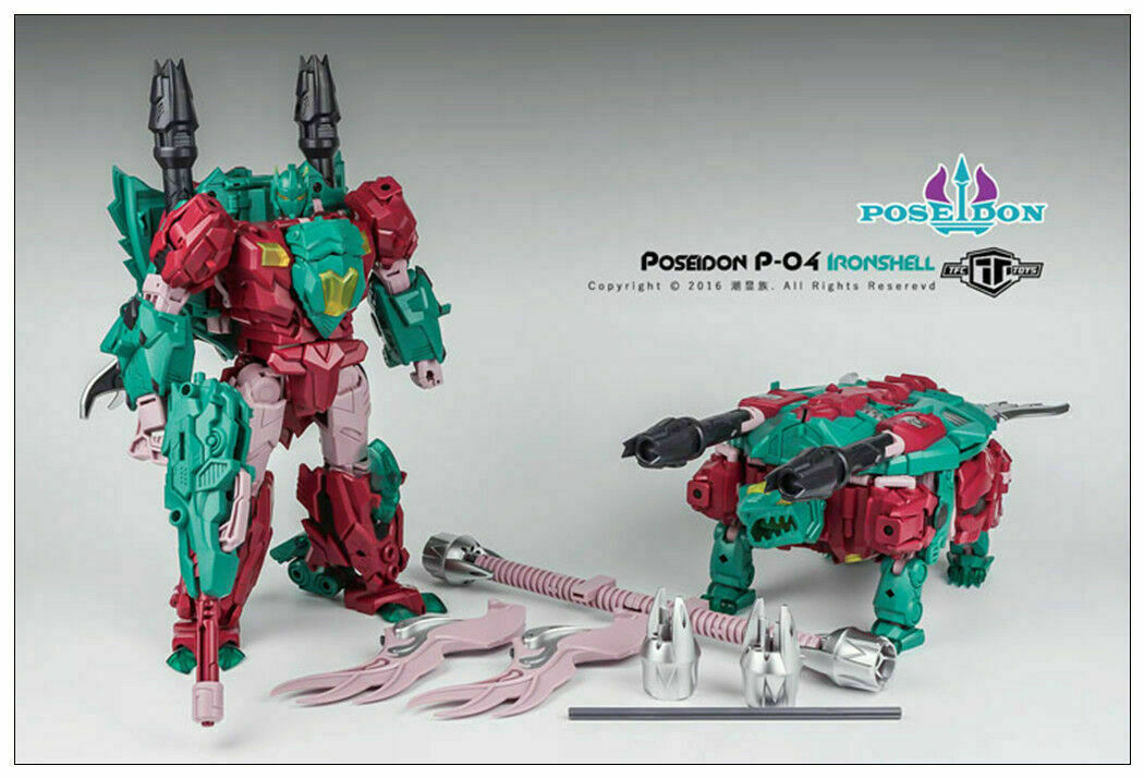 IN STOCK New TFC Poseidon P-04 Ironshell Action figure | eBay