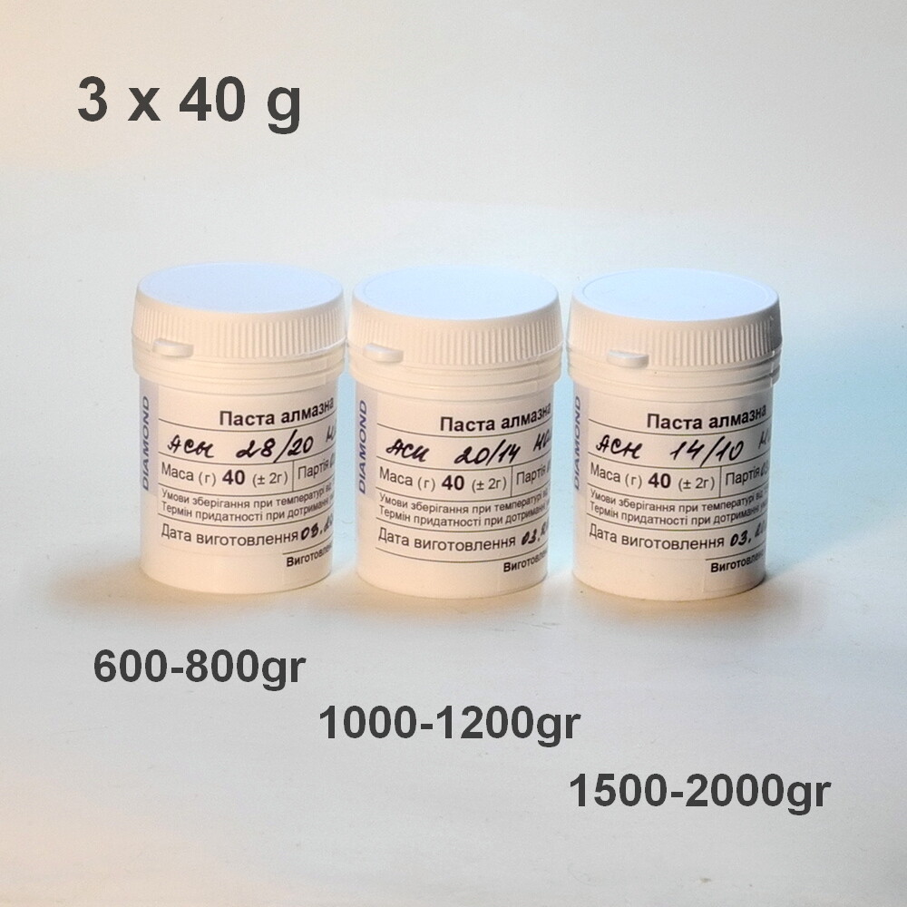 3 pieces_ Set of Grinding Diamond Pastes_Metal Processing+Bonus.
