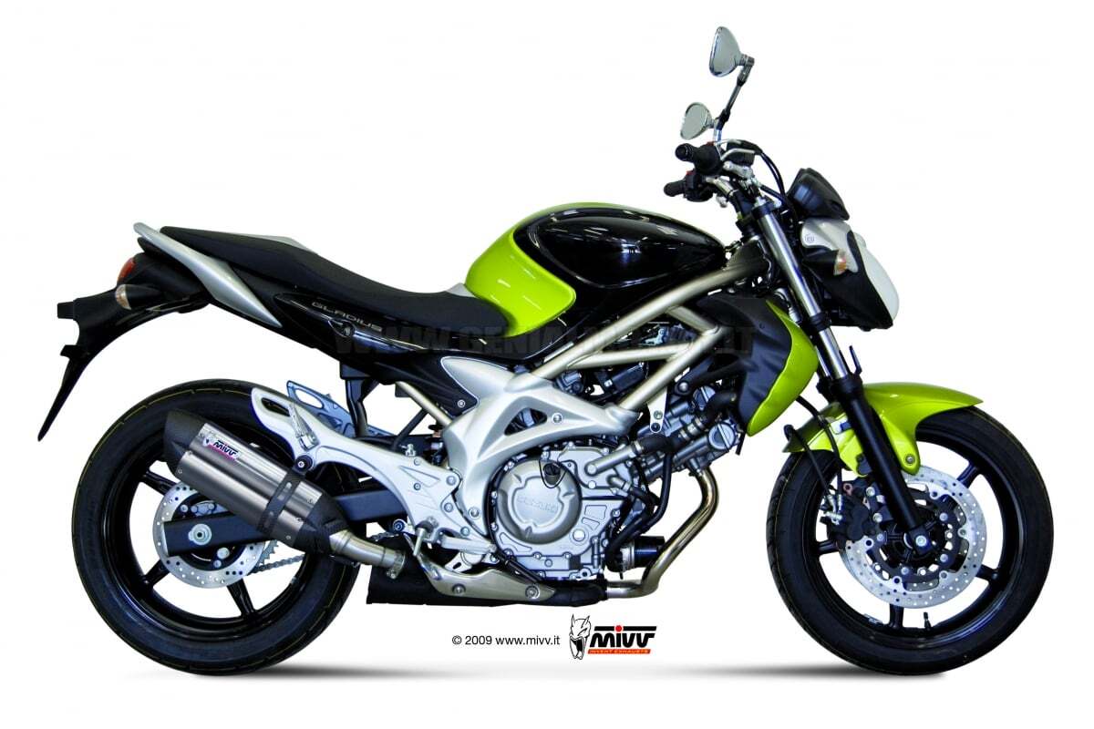 Mivv Exhaust Muffler Suono Stainless Steel for Suzuki Gladius 2009 > 2015