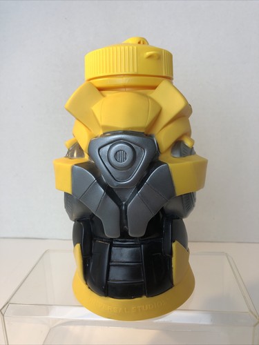 2012 Transformer BUMBLEBEE Thermos plastic hot cold food Hasbro Paramount movie - Picture 4 of 9