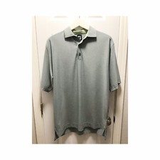 FootJoy FJ Men's Size Large Golf Polo Shirt Short Sleeve Custom Embroidery