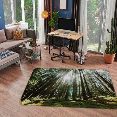 3D Sunshine Forest Grass ZHUA2069 Game Non Slip Rug Mat Photo Carpet Amy