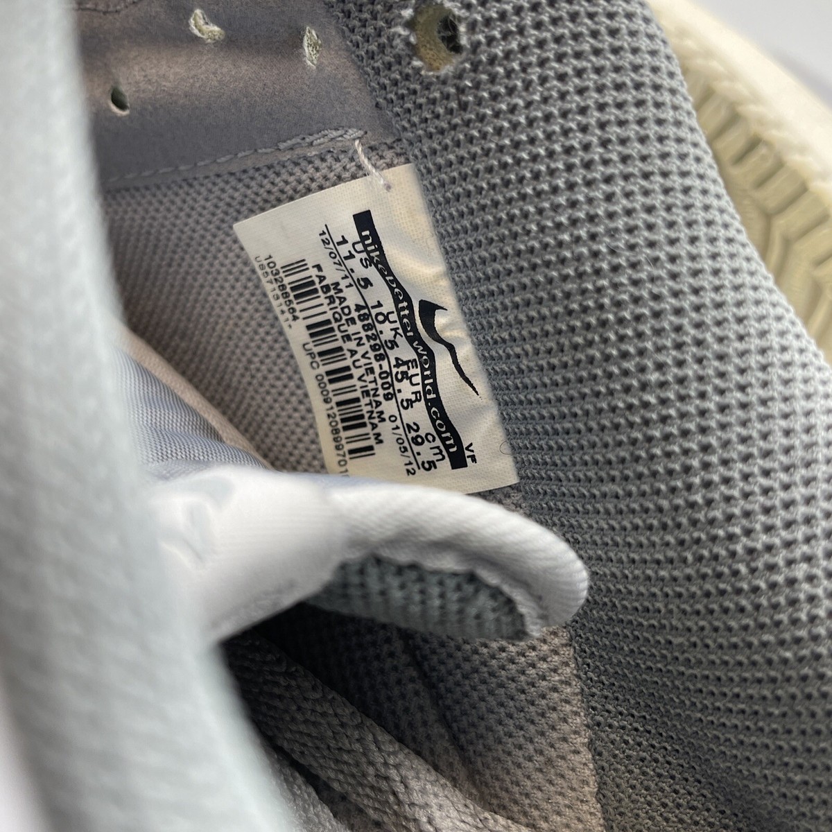 Size 11.5 - Nike Air Force 1 Low Wolf Grey Green (488298-009