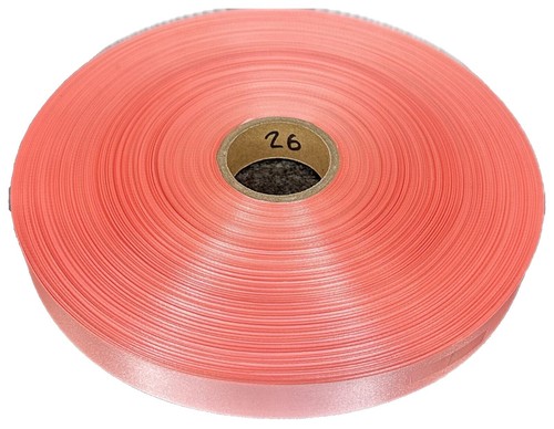 MECCANIXITY 1 Inch Twill Elastic Band - Double-Sided Flat Knit Strap, 2 Yards Red Heavy Stretch For Sewing & Waistbands