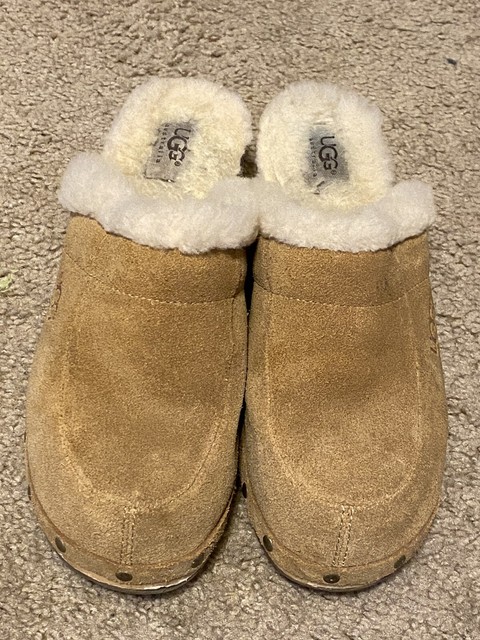 ugg sheepskin clogs