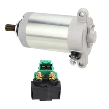For Kawasaki 1988-2002 Bayou 220 KLF220 Starter and Relay 18716