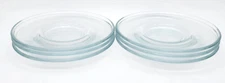 6 PCS Heybeli 5" Tea Plates Clear Saucer