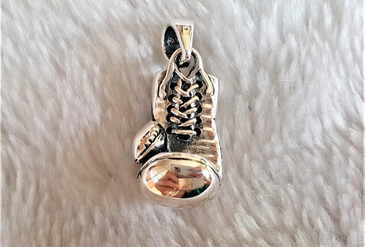 Sterling silver boxing glove pendant sale