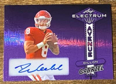  2024 Leaf Electrum Dillon Gabriel Auto RC #9/12 Oregon Ducks Heisman?