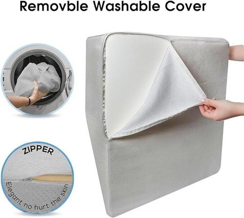 Memory Foam Leg Elevation Pillow Wedge Back Rest Support Cushion Cover Bamboo AU - Picture 13 of 18