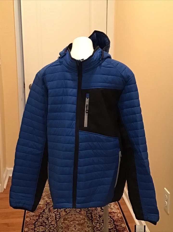 Skechers NUEVA Chaqueta Elástica Para Hombres Rendimiento Moda Mixta Medios 2XLarge $120 Foto 2 de 4