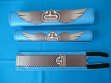 SE Racing SE Bikes Wing Blue/Brown Fade BMX 3 Piece Pad Set - New