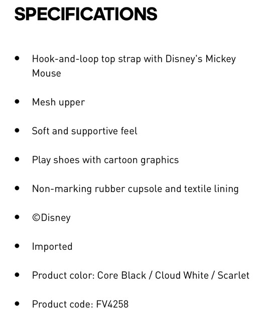 adidas active play mickey