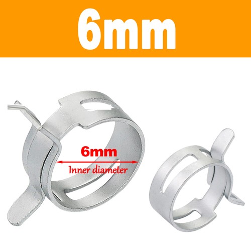 Mini Hose Fuel Line Hose Spring Clips Water Pipe Air Tube Clamps 4mm - 46mm - Picture 29 of 77