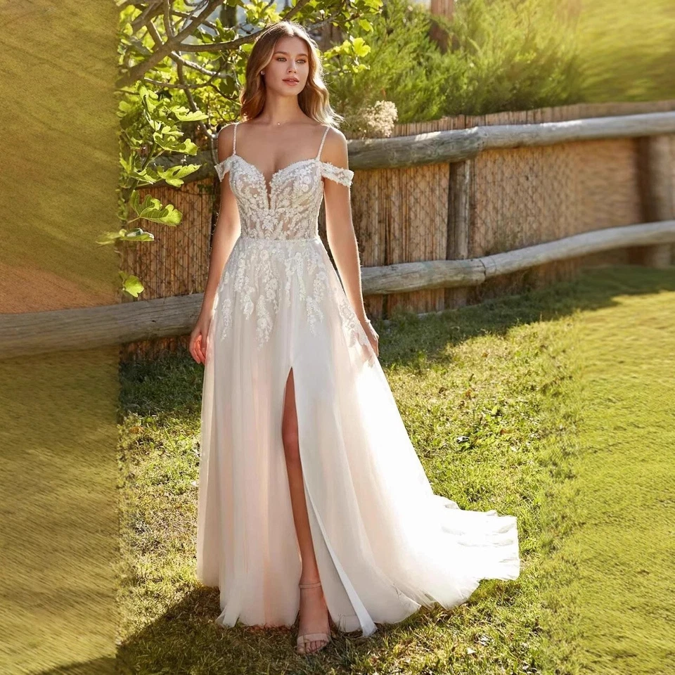 女士蕾丝婚礼礼服新娘礼服袖口贴花 — 第 2/4 张图片