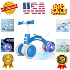 Colorful Lighting Baby Balance Bike Toys for 1 Old Boy Girl Gifts, 10-36 To...