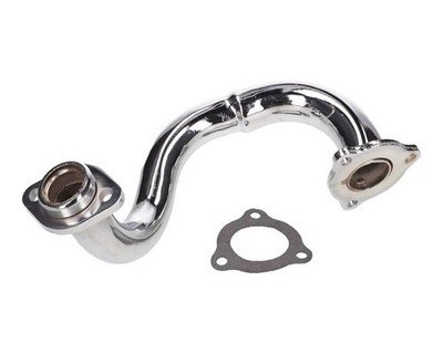 Auspuffkrümmer 2EXTREME Chrom offen für DERBI Senda, Aprilia RX, SX, Gilera RCR