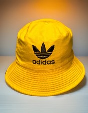 Adidas Originals Washed Bucket Hat Reversible Yellow/black