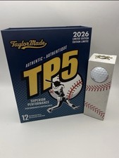 TaylorMade TP5 2026 Limited Edition Baseball Design Golf Balls 12 Pack 1 Dozen
