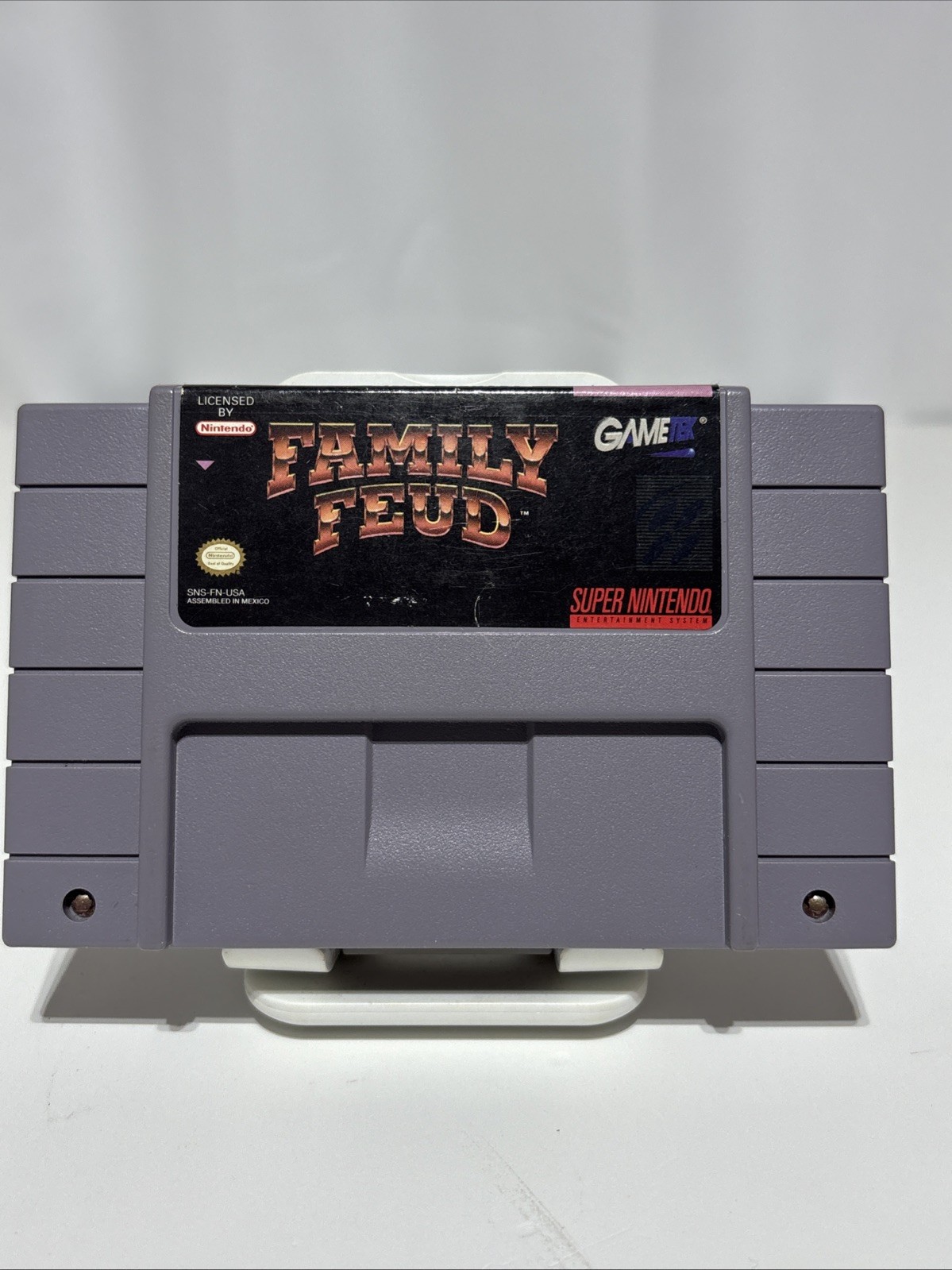 Family Feud Super Nintendo Entertainment System 1993 SNES Tested Works