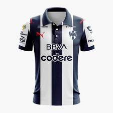 LIGA MX C.F. Monterrey Personalized 2026-27 Home Polo Design