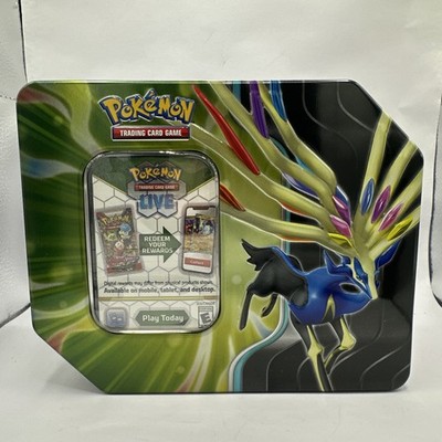Pokémon TCG: Azure Legends Xerneas EX Tin ONLY Empty Storage Container For Cards
