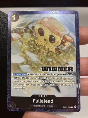 Fullalead OP09-099 Winner Promo One Piece Card Game English NM