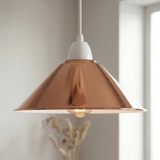 Vintage Metal Lamp Shades Ceiling Light Shade Easy Fit Replacement Pendant Shade