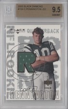 2000 Upper Deck Black Diamond NFL Rookie Chad Pennington BGS 9.5 GEM MINT 9bp