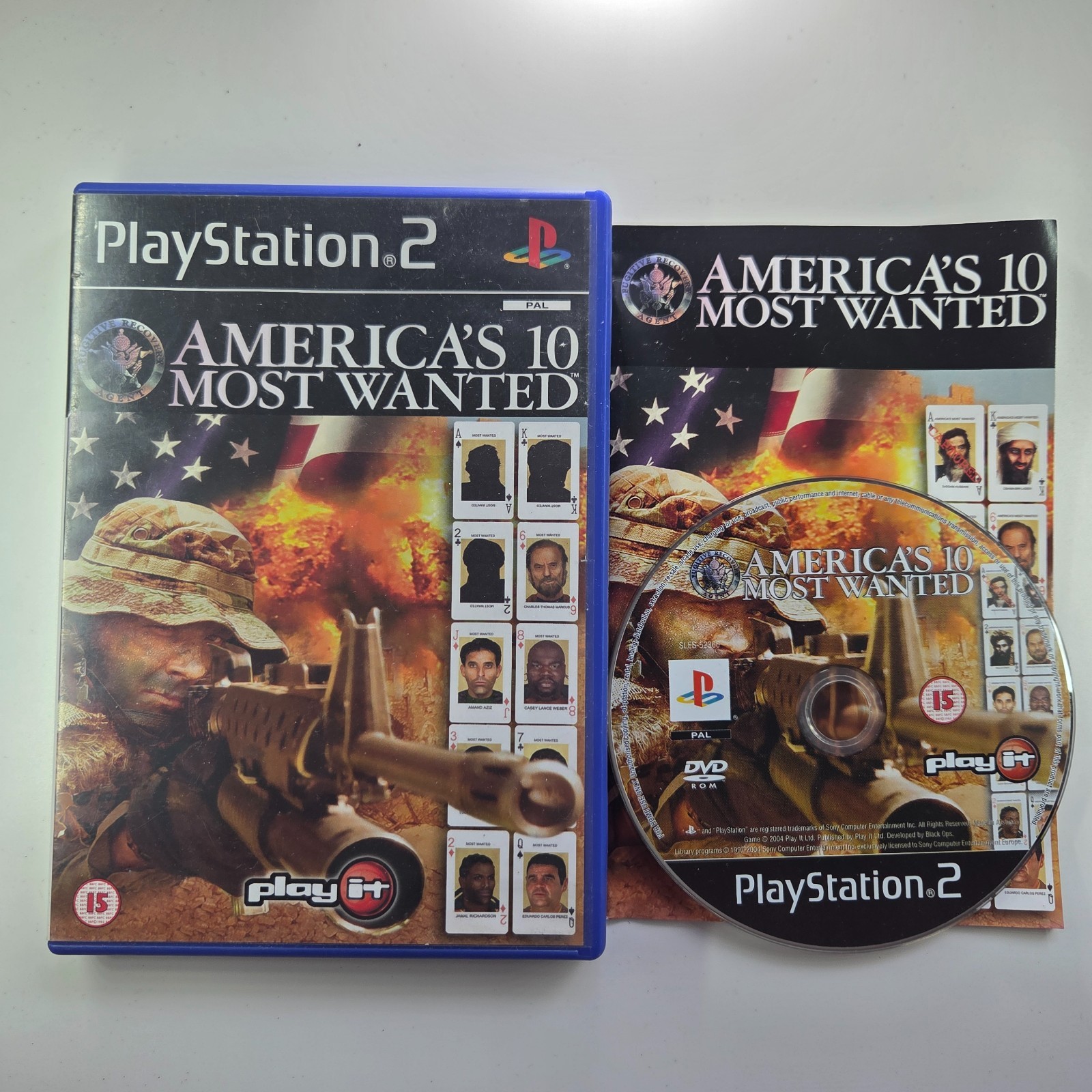 America's 10 Most Wanted PS2 Complete Tested🎮 Multibuy Deal