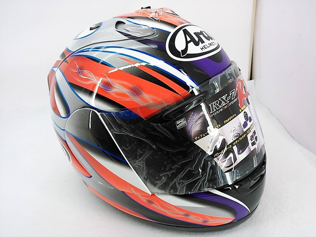 Arai RX-7 RR4 HAGA CORSAIR-X Racing Full Face Helmet Size S New