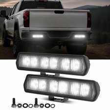2x 6 White Led Flood Pods Reverse Work Lights Rear Bumper For Silverado1500 2x 6 White Led Flood Pods Reverse Work Lights Rear Bumper For Silverado1500