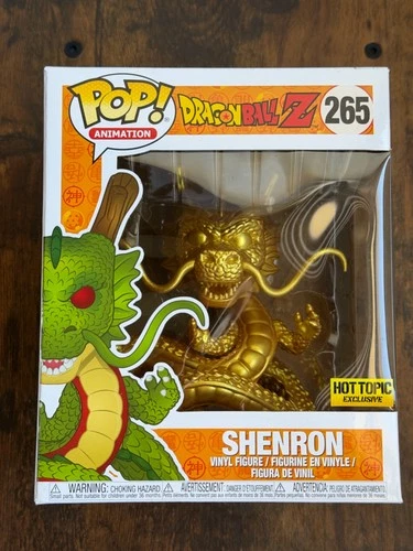 Funko Pop! Super 6 in: Dragon Ball - Shenron Dragon - (Gold) - Hot Topic #265