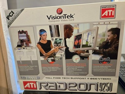 ATI Radeon 9250 PN8915-981 128MB DDR WITH DVI C3D 6058 AGP Silent Connect 3D