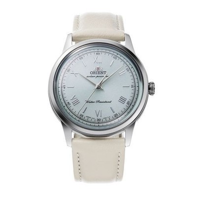 ORIENT RN-WK0002E Classic Solar Watch Green Dial Leather Strap New Japan