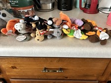 Ty Teenie Beanies Plush Toys Lot with Heart Tags