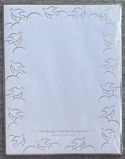 DaySpring New Spiritual Religious Computer Stationery Paper 25 Sheets 8.5” x 11”